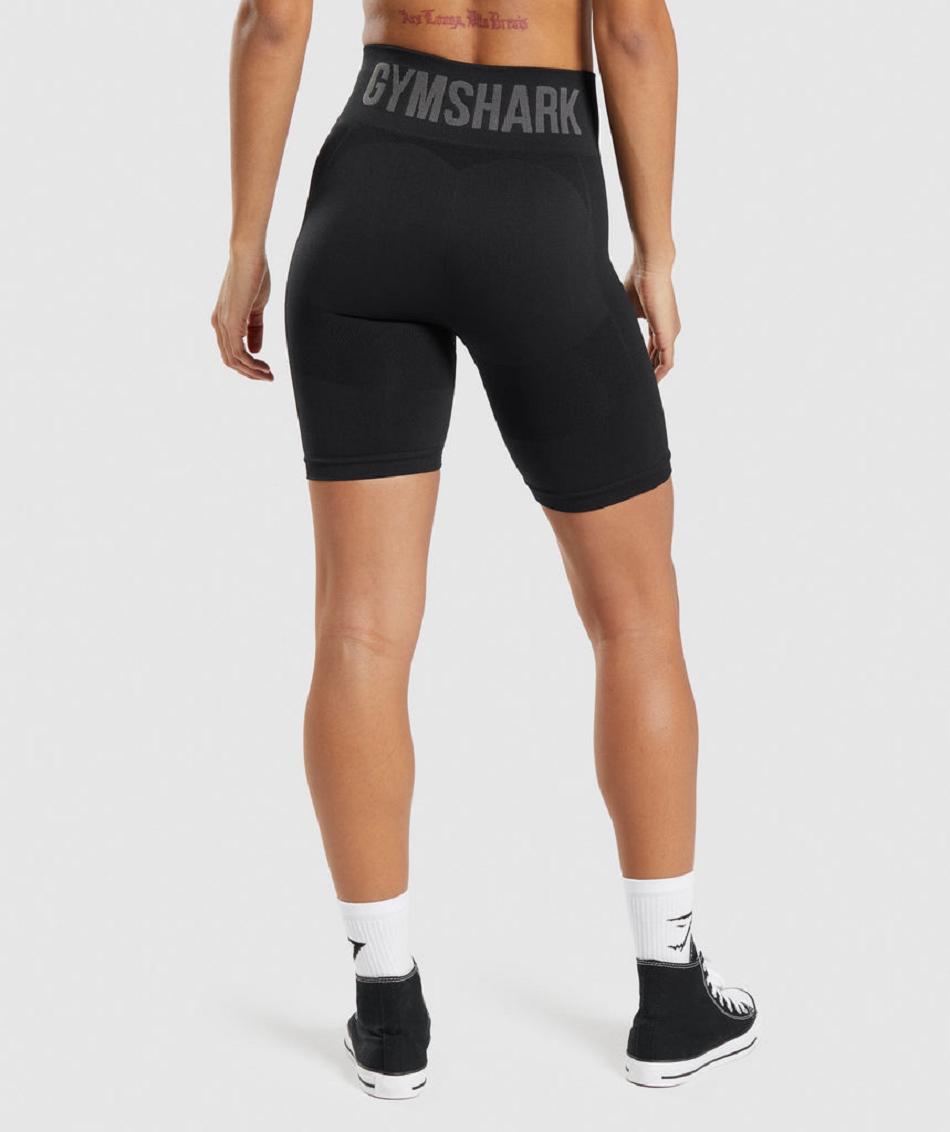 Pantalones Cortos Gymshark Flex Cycling Mujer Negras | CO 2783AHK